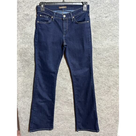 James Jeans Womens 29 Hector Low Rise Bootcut Dark Wash Denim Stretch Blue - Picture 1 of 8